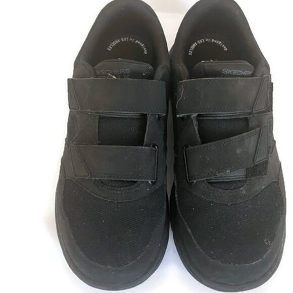 Skechers Memory Fit Final Cut‎ Mens 10.5  Black Walking Shoes - Picture 2 of 8